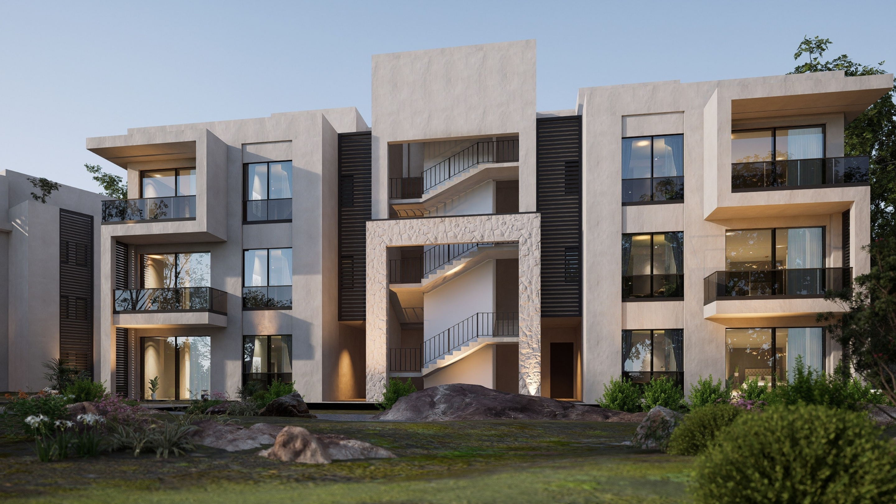 ONE7 Garden Residence setting