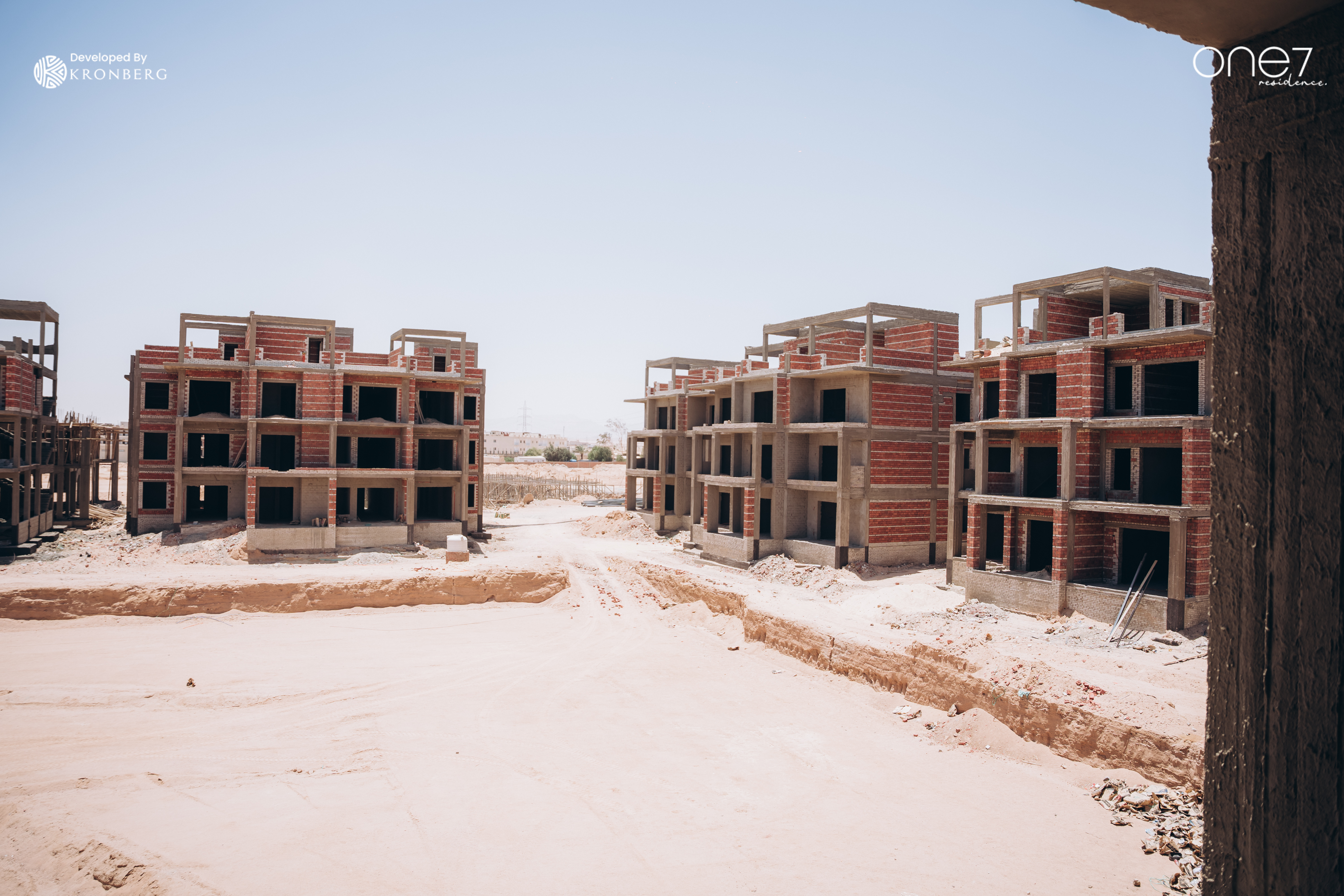 ONE7 construction progress in Hurghada