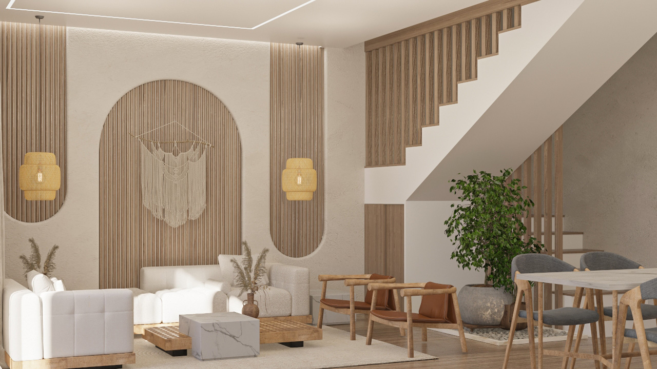 Fully finished residence interior at ONE7 by Kronberg